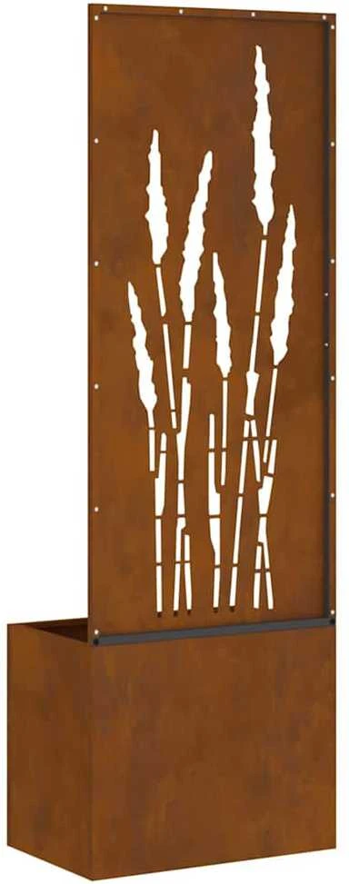 Sodo privatumo ekranas „Fretwork“ Rūdijanti 50 x 32 x 150 cm