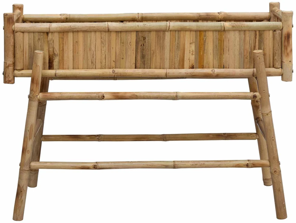 Sodo vazonas su laikikliu Natūrali 100 x 38 x 74 cm Bambukas