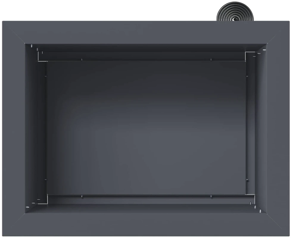 Sodo vazonas su LED 2 vnt. Antracitas 30 x 40 x 30 cm Plienas