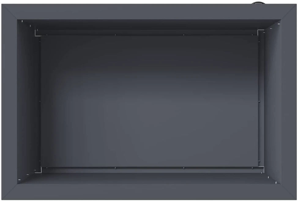 Sodo vazonas su LED 2 vnt. Antracitas 40 x 60 x 40 cm Plienas