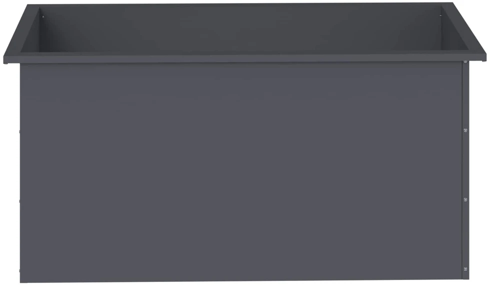Sodo vazonas su LED 2 vnt. Antracitas 50 x 100 x 48 cm Plienas