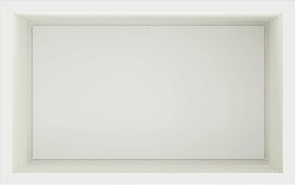 Sodo vazonas su LED 2 vnt. Balta 50 x 80 x 48 cm Plienas