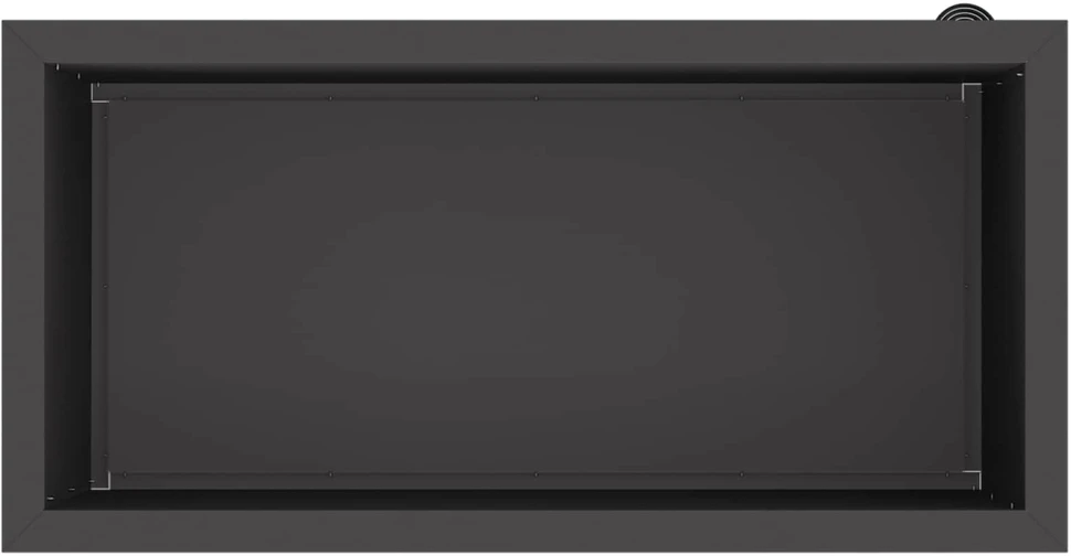 Sodo vazonas su LED 2 vnt. Juoda 40 x 80 x 40 cm Plienas