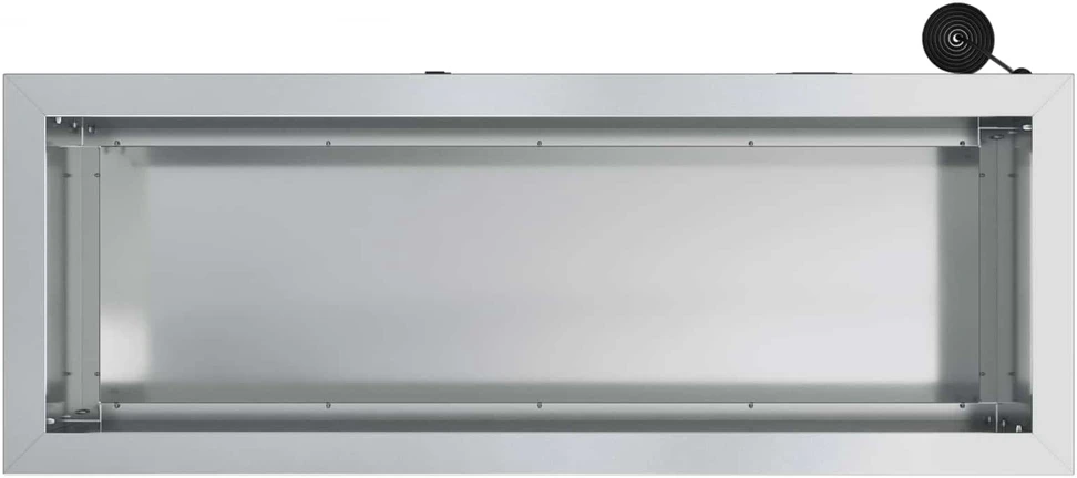 Sodo vazonas su LED 2 vnt. Sidabrinė 30 x 80 x 30 cm