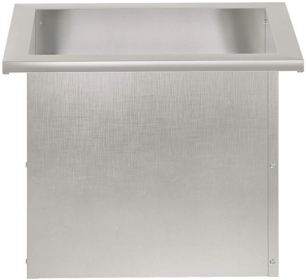 Sodo vazonas su LED 2 vnt. Sidabrinė 30 x 40 x 30 cm
