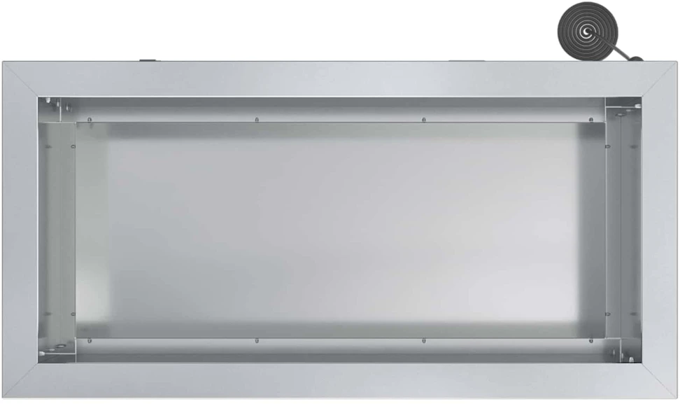 Sodo vazonas su LED 2 vnt. Sidabrinė 30 x 60 x 30 cm