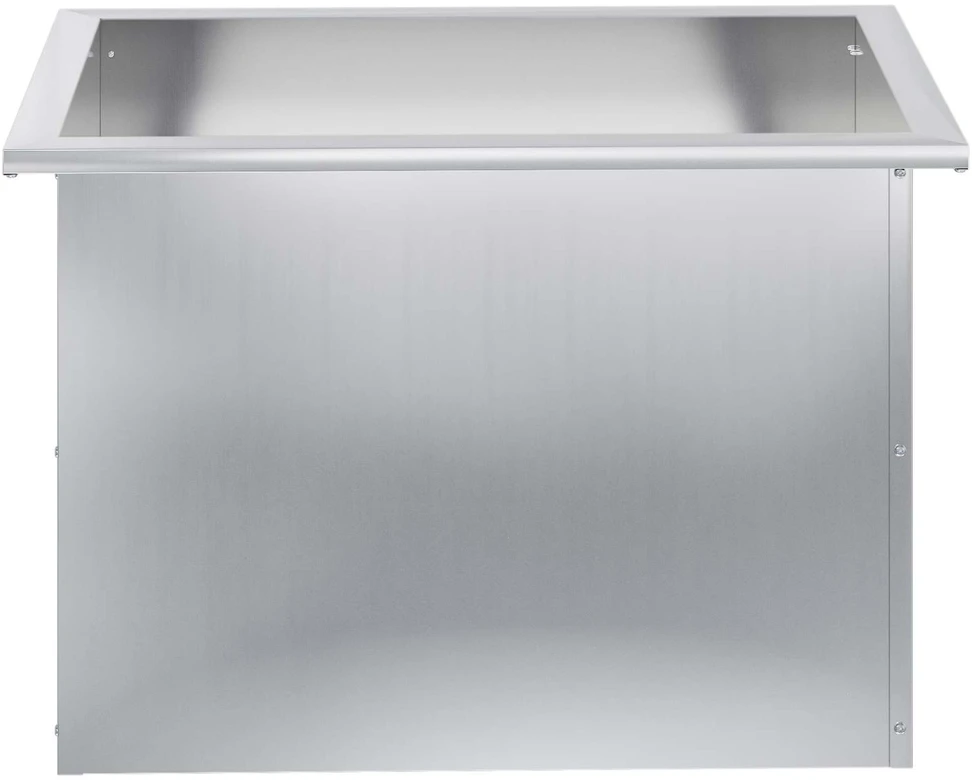Sodo vazonas su LED 2 vnt. Sidabrinė 40 x 60 x 40 cm