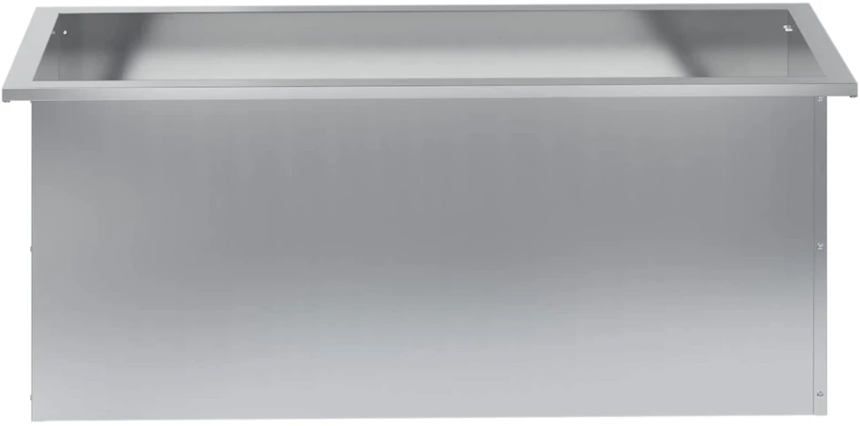 Sodo vazonas su LED 2 vnt. Sidabrinė 40 x 100 x 40 cm