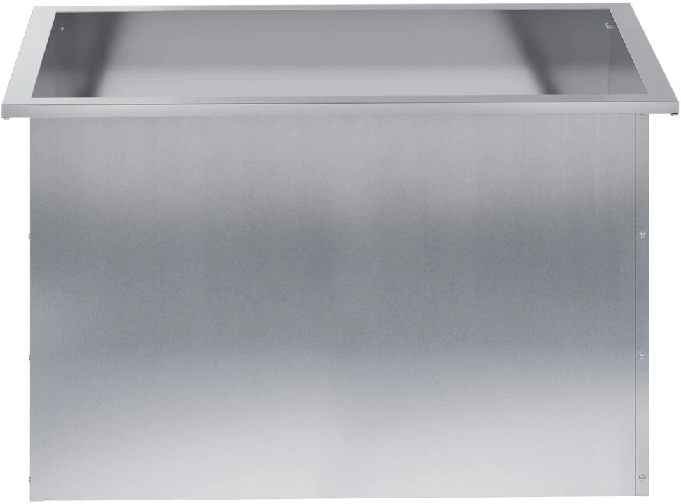 Sodo vazonas su LED 2 vnt. Sidabrinė 50 x 80 x 48 cm
