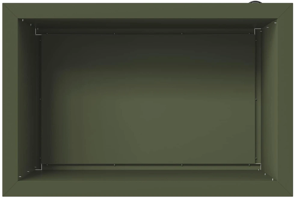 Sodo vazonas su LED Alyvuogių žalia 40 x 60 x 40 cm Plienas