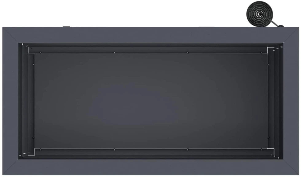 Sodo vazonas su LED Antracitas 30 x 60 x 30 cm Plienas