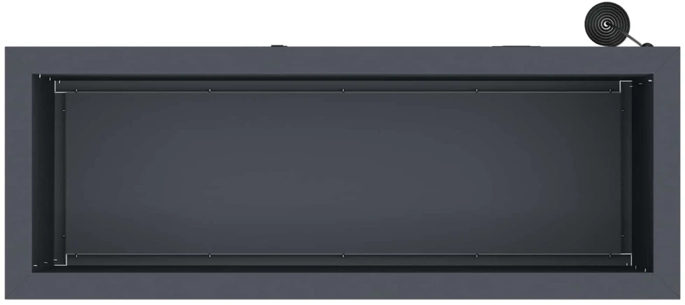 Sodo vazonas su LED Antracitas 30 x 80 x 30 cm Plienas