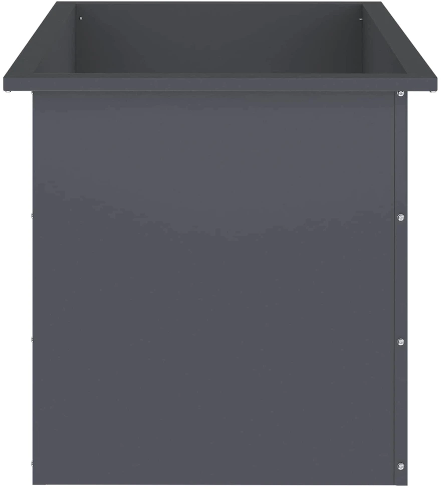 Sodo vazonas su LED Antracitas 50 x 80 x 48 cm Plienas