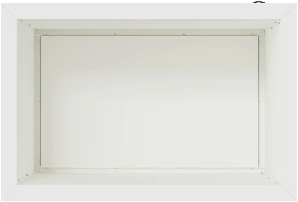 Sodo vazonas su LED Balta 40 x 60 x 40 cm Plienas