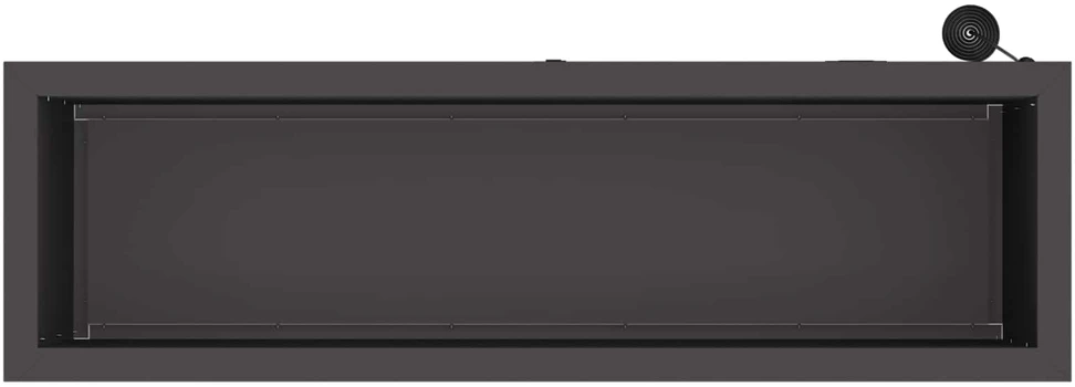 Sodo vazonas su LED Juoda 30 x 100 x 30 cm Plienas