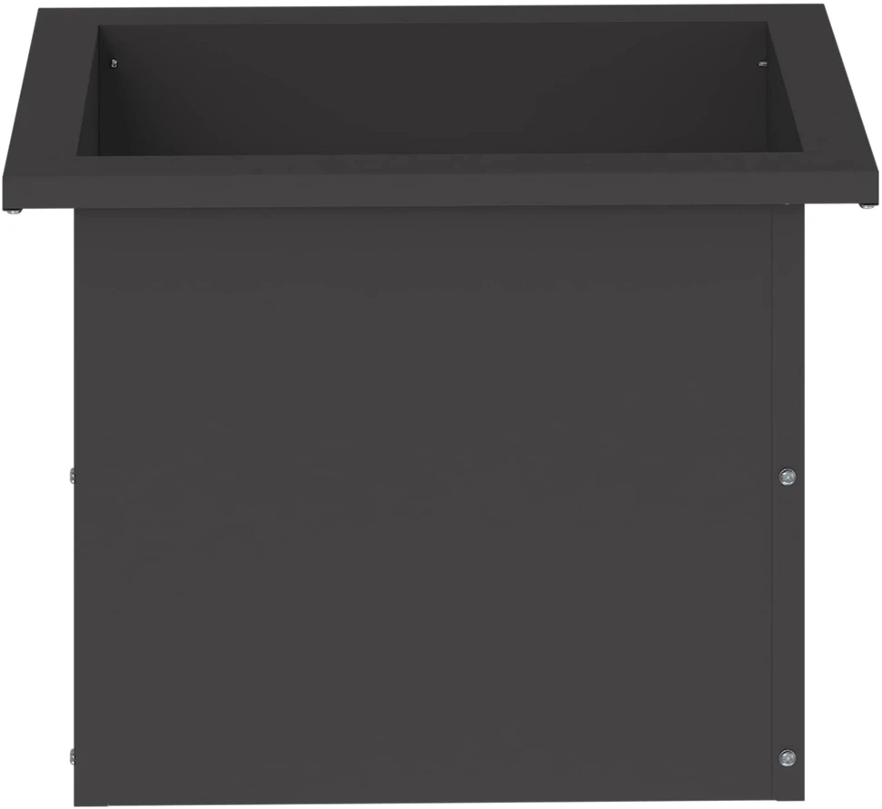 Sodo vazonas su LED Juoda 30 x 40 x 30 cm Plienas