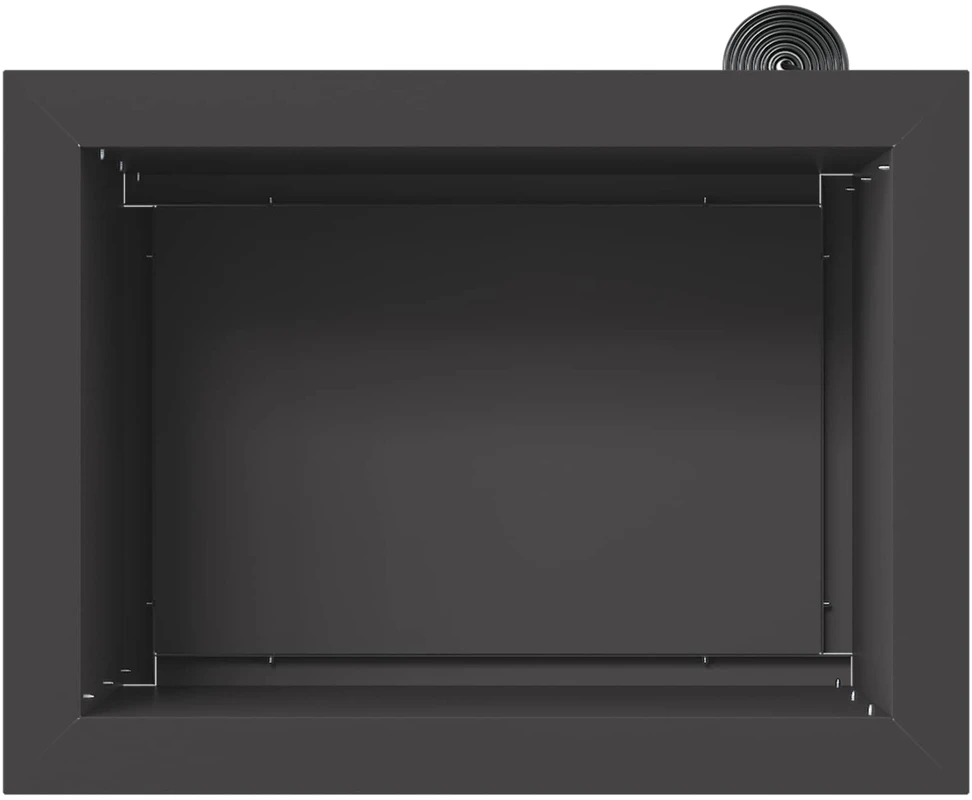 Sodo vazonas su LED Juoda 30 x 40 x 30 cm Plienas