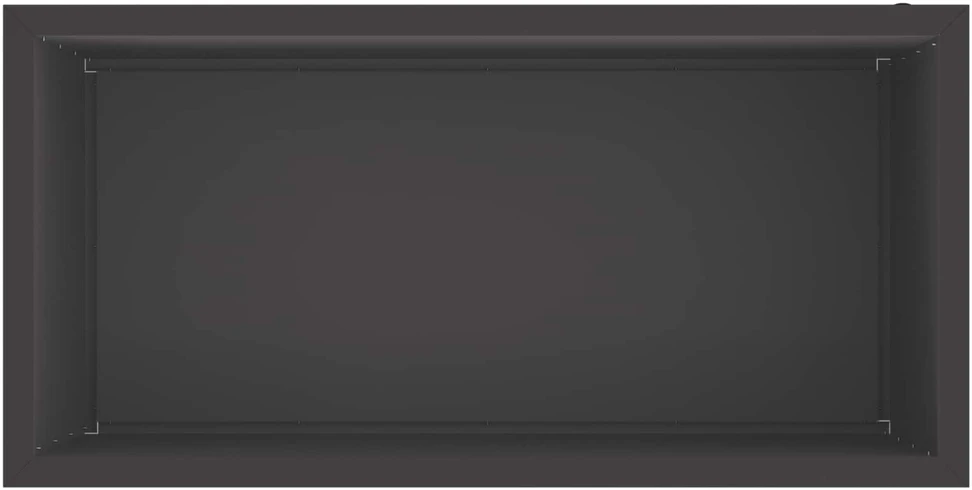 Sodo vazonas su LED Juoda 50 x 100 x 48 cm Plienas