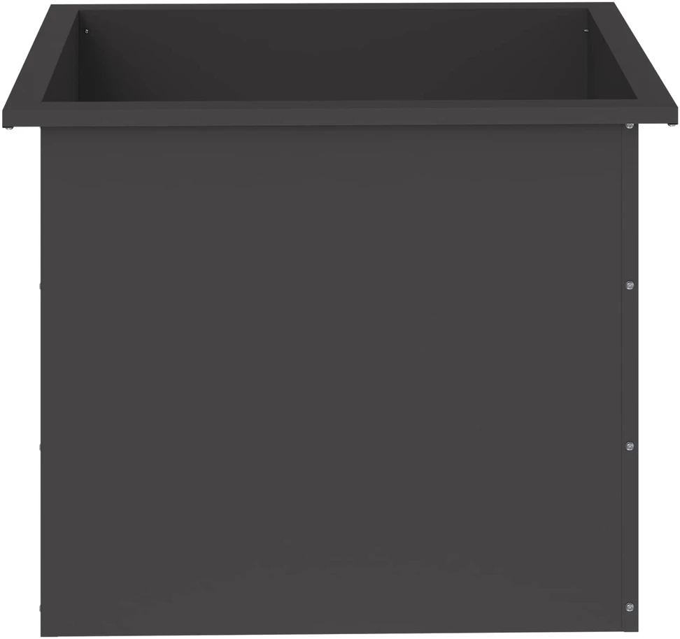 Sodo vazonas su LED Juoda 50 x 60 x 48 cm Plienas
