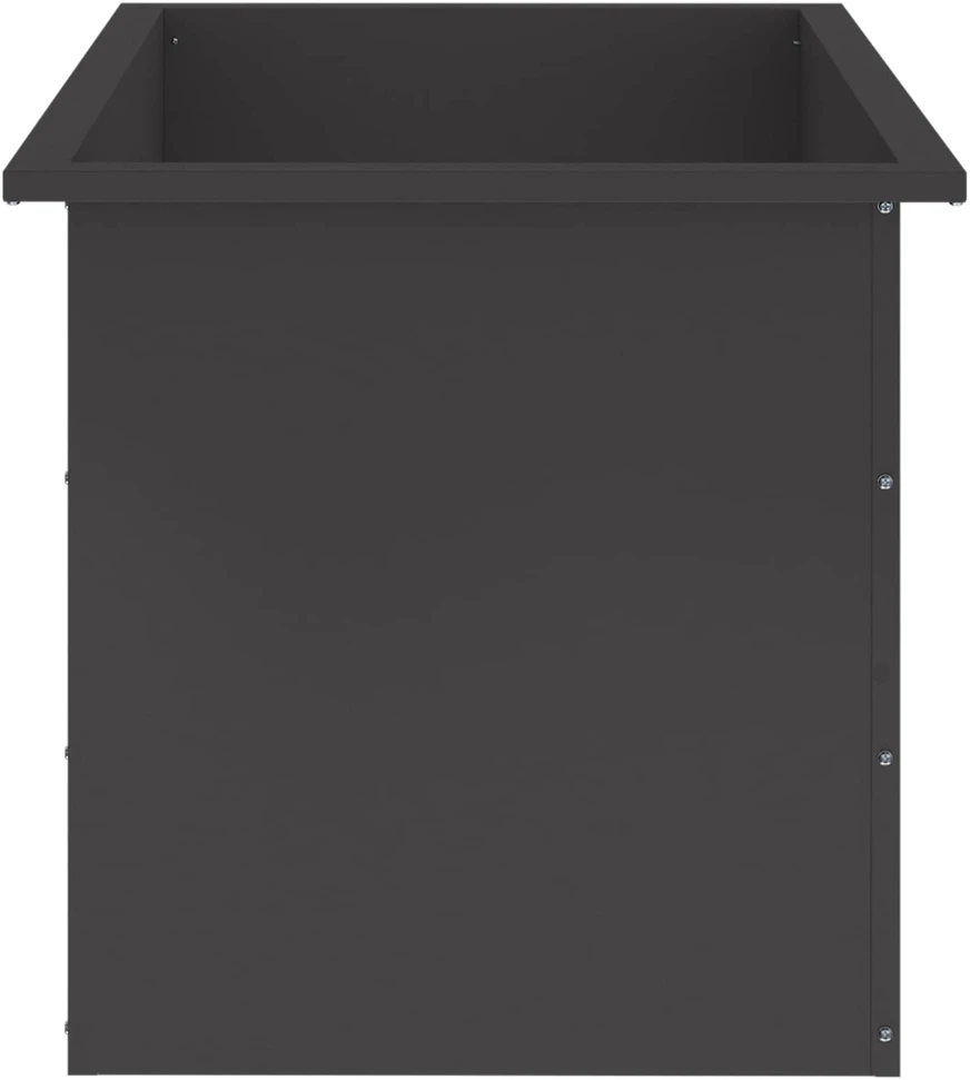 Sodo vazonas su LED Juoda 50 x 80 x 48 cm Plienas