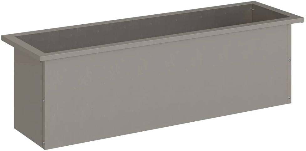 Sodo vazonas su LED Rūdijanti 30 x 100 x 30 cm