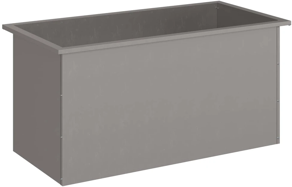 Sodo vazonas su LED Rūdijanti 50 x 100 x 48 cm
