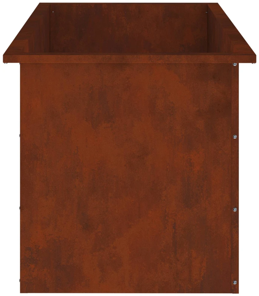 Sodo vazonas su LED Rūdijanti 50 x 100 x 48 cm