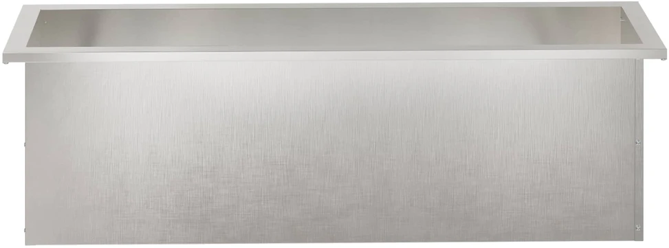 Sodo vazonas su LED Sidabrinė 30 x 100 x 30 cm
