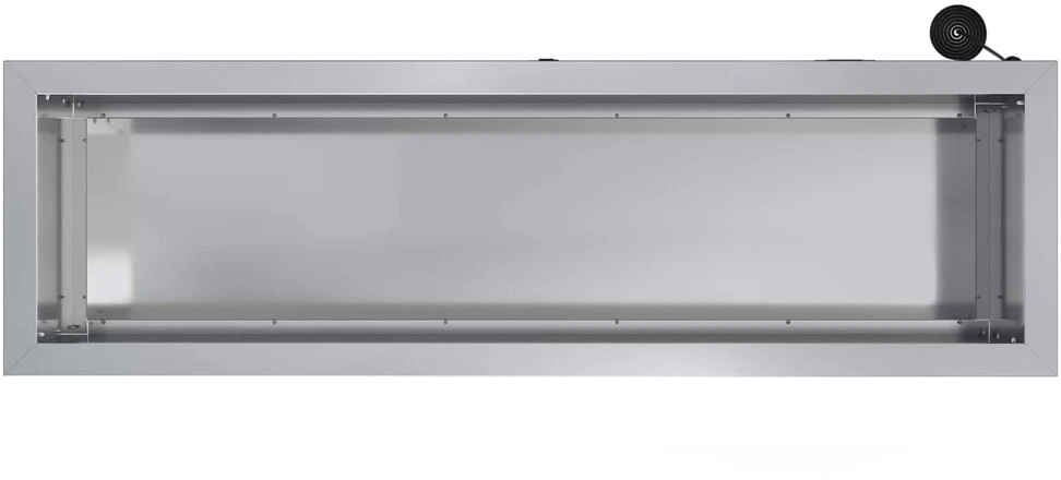 Sodo vazonas su LED Sidabrinė 30 x 100 x 30 cm