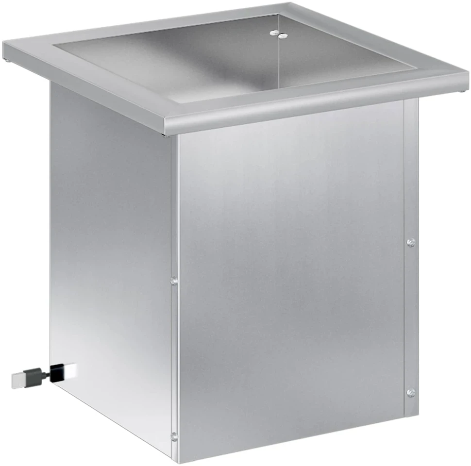 Sodo vazonas su LED Sidabrinė 30 x 30 x 30 cm