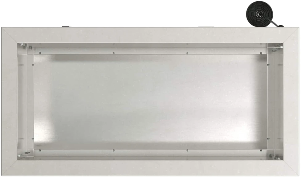 Sodo vazonas su LED Sidabrinė 30 x 60 x 30 cm