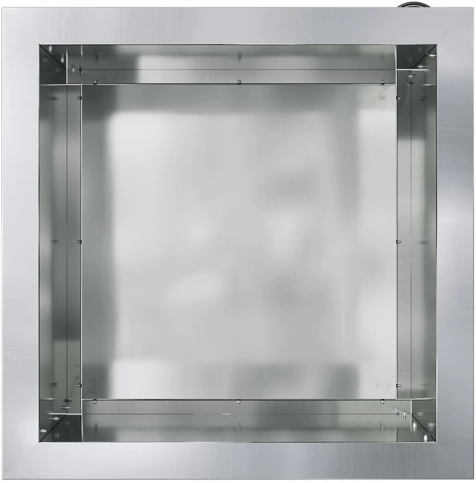 Sodo vazonas su LED Sidabrinė 40 x 40 x 40 cm
