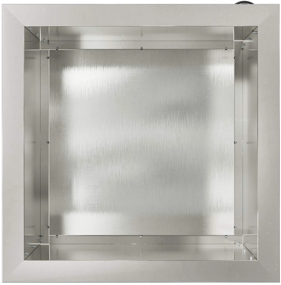 Sodo vazonas su LED Sidabrinė 40 x 40 x 40 cm