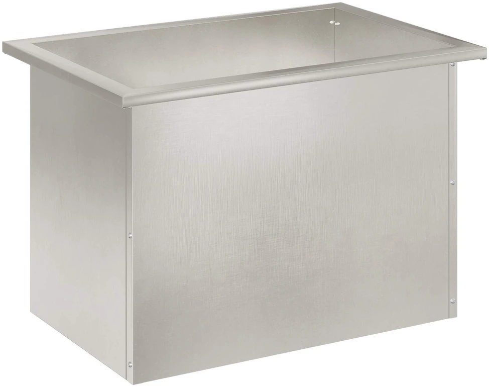 Sodo vazonas su LED Sidabrinė 40 x 60 x 40 cm