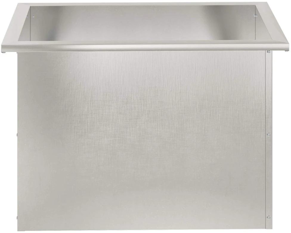 Sodo vazonas su LED Sidabrinė 40 x 60 x 40 cm