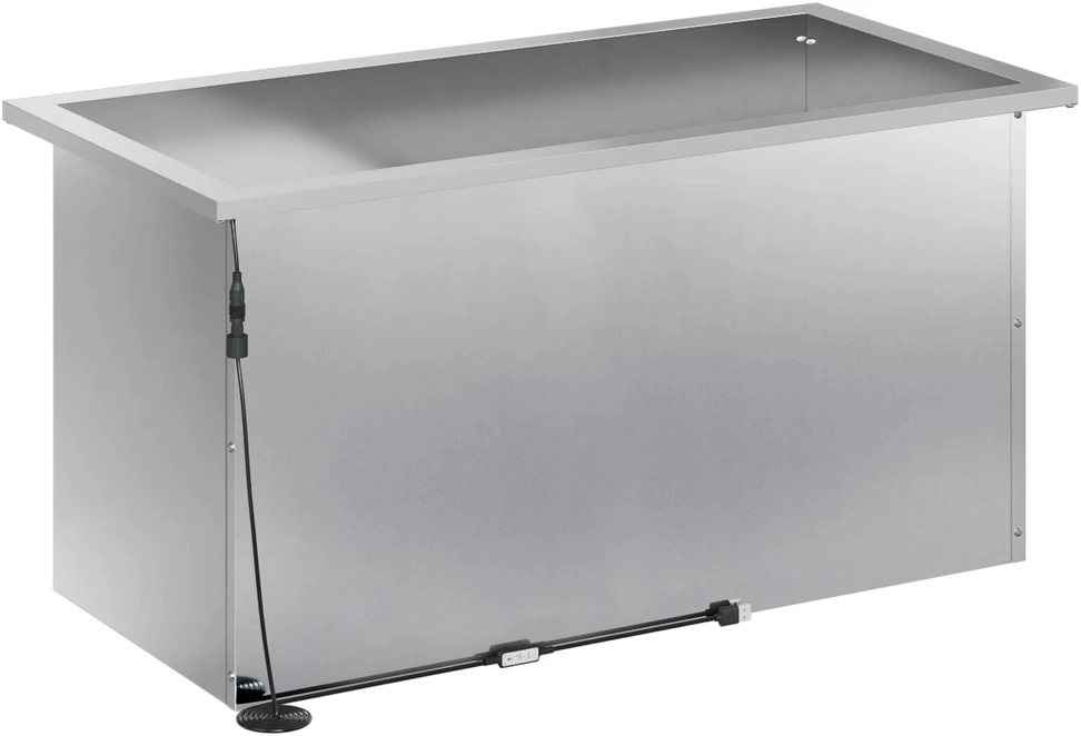 Sodo vazonas su LED Sidabrinė 40 x 80 x 40 cm
