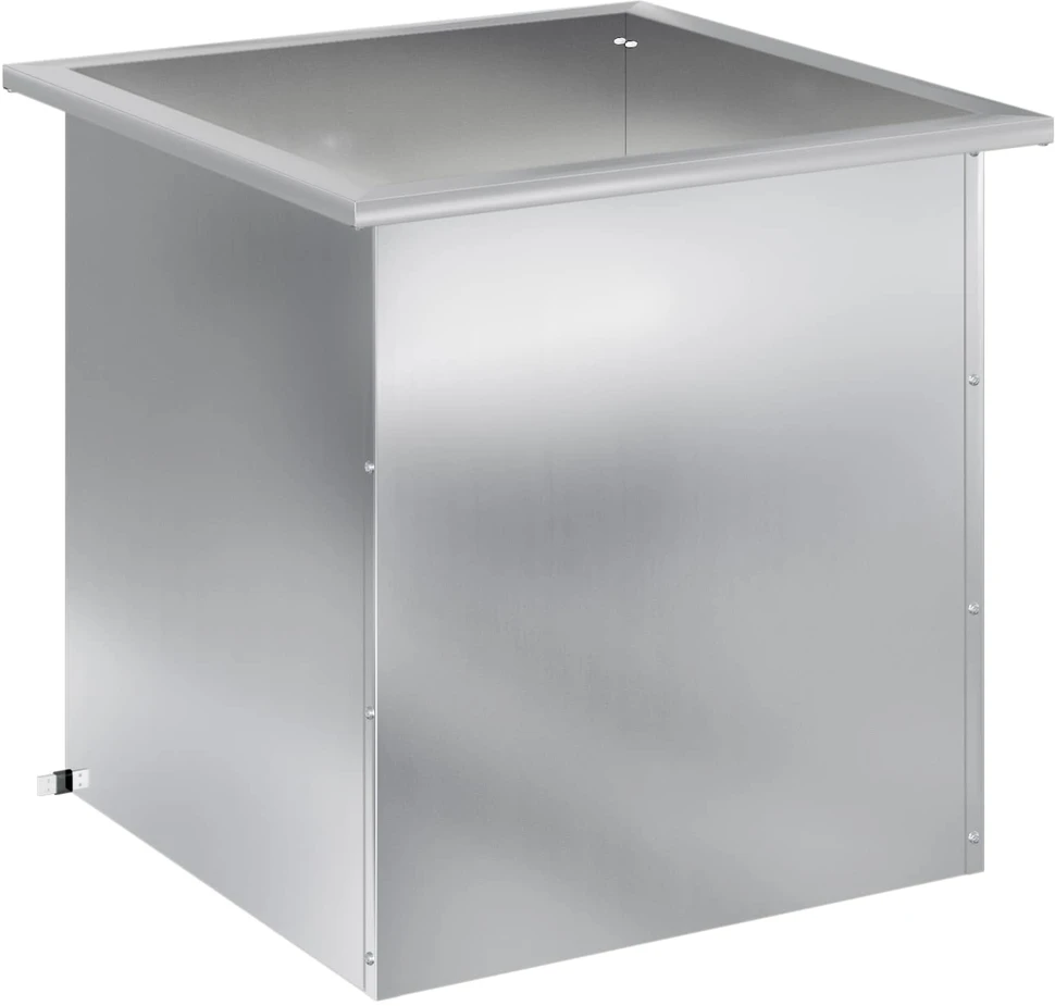 Sodo vazonas su LED Sidabrinė 50 x 50 x 48 cm