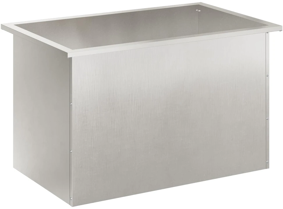 Sodo vazonas su LED Sidabrinė 50 x 80 x 48 cm
