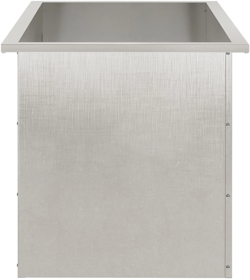 Sodo vazonas su LED Sidabrinė 50 x 80 x 48 cm