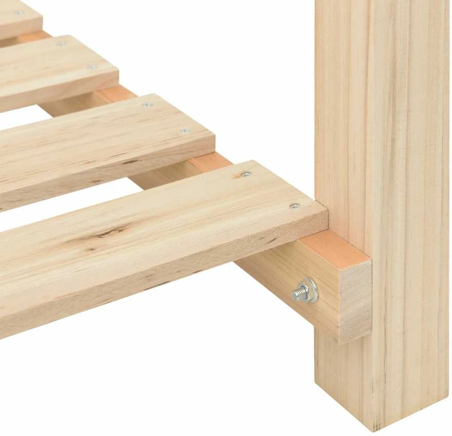 Sodo vazonas Smėlio 71 x 37 x 76,5 cm Kietasis pušinis medis