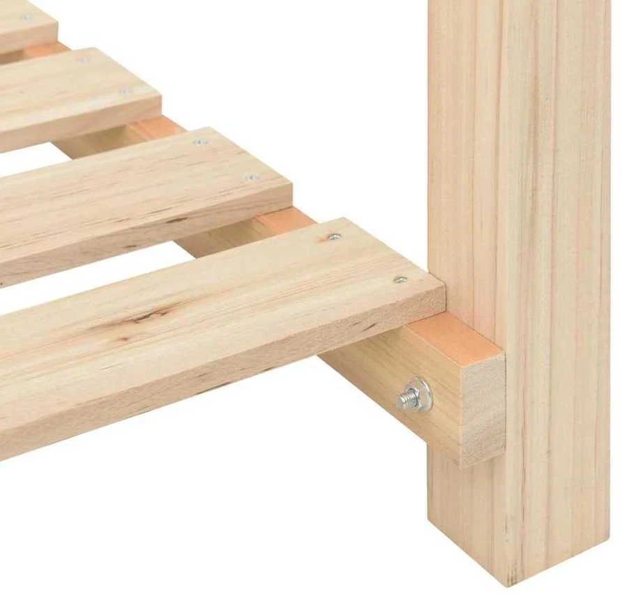 Sodo vazonas Smėlio 71 x 37 x 76,5 cm Kietasis pušinis medis