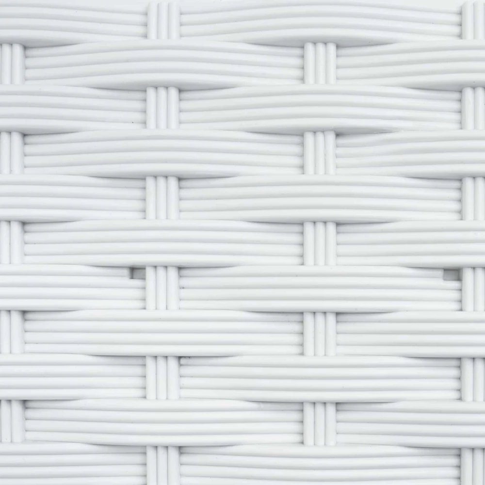 Sodo vazonas su treliu ir ratais 3 vnt. Balta 120 x 40 x 149 cm