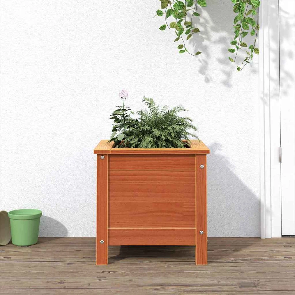 Sodo vazonas Vaško ruda 40 x 40 x 39 cm Kietos pušies mediena