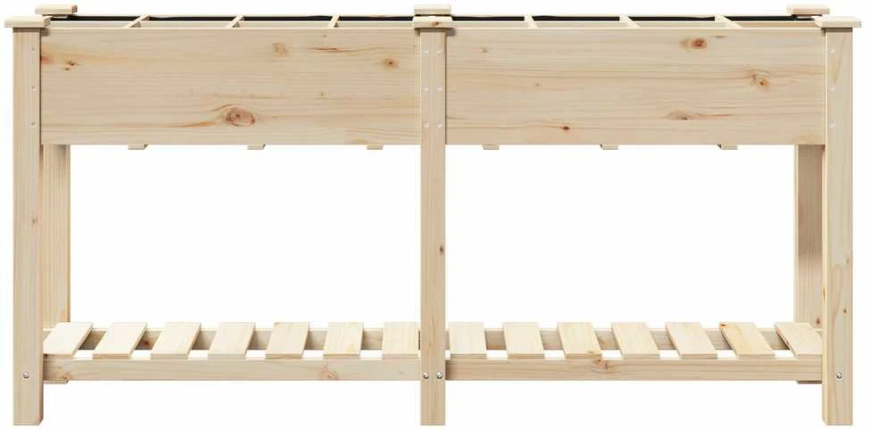 Sodo vazonas Smėlio 161,5 x 45 x 76,5 cm Kietasis pušinis medis