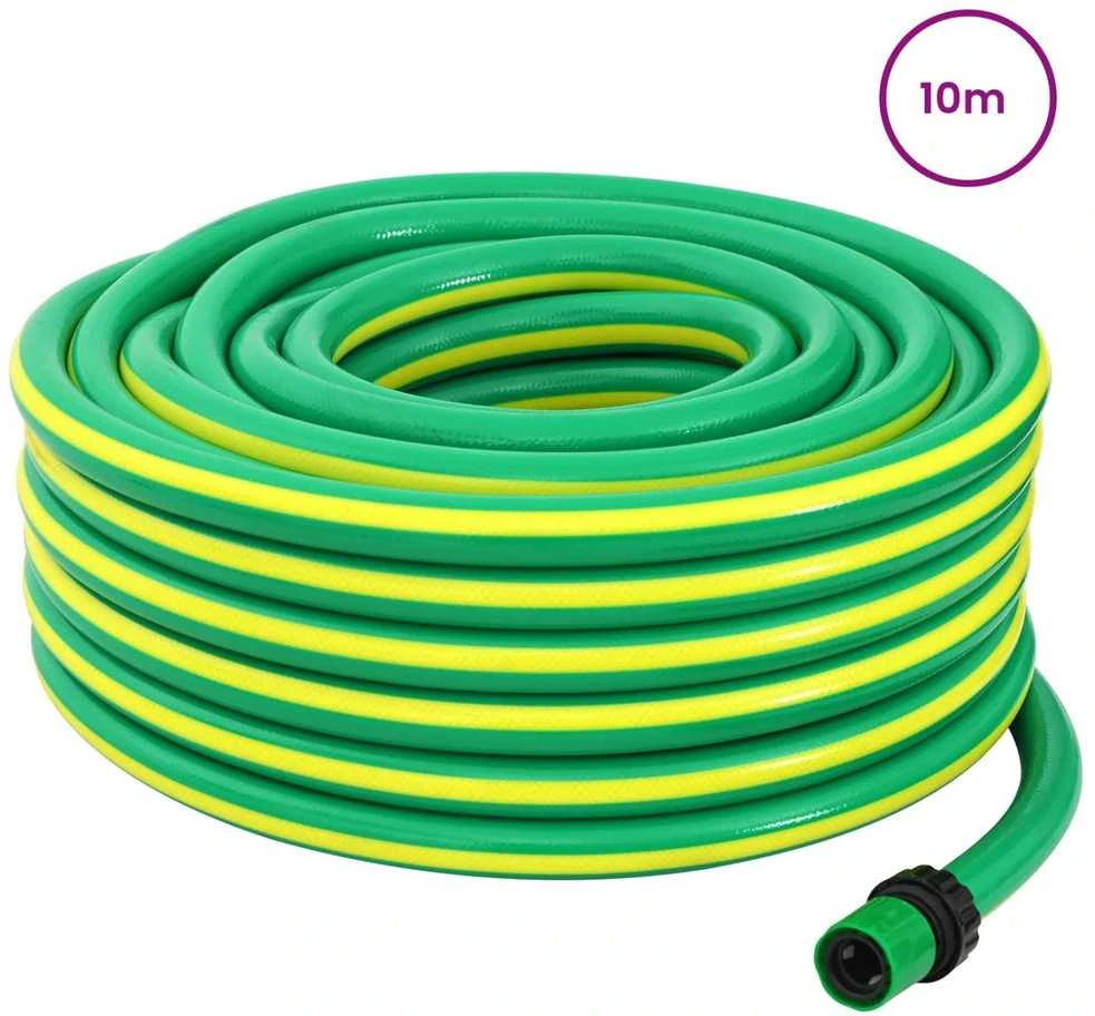 Sodo žarna 5 sluoksnių Žalia ir geltona 19 mm PVC
