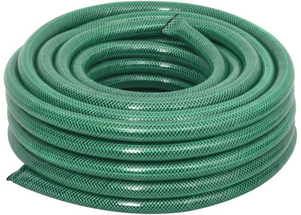 Sodo žarna su tvirtinimo detalėmis, žalia, 0,75", 10m, PVC