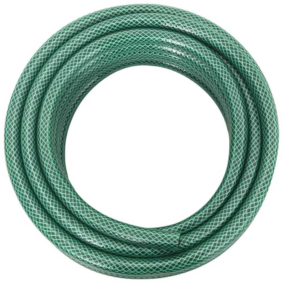 Sodo žarna su tvirtinimo detalėmis, žalia, 0,5", 30m, PVC