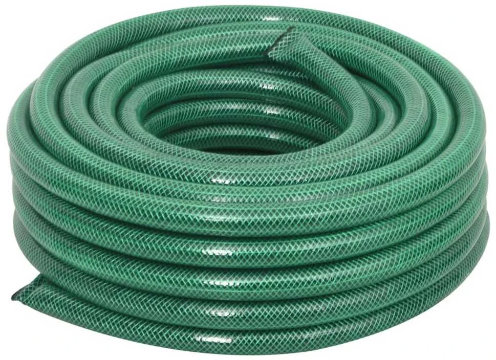 Sodo žarna su tvirtinimo detalėmis, žalia, 0,75", 30m, PVC