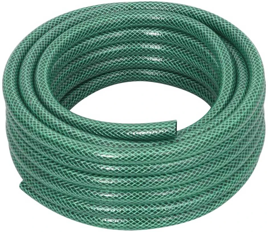 Sodo žarna su tvirtinimo detalėmis, žalia, 0,5", 10m, PVC