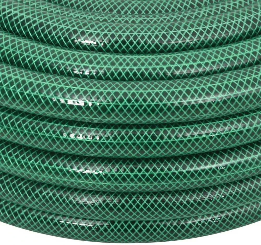 Sodo žarna su tvirtinimo detalėmis, žalia, 0,75", 50m, PVC